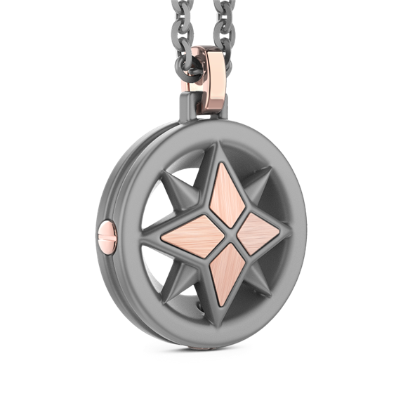 Halskette Zancan Herr Eternity Titanium in Titan ETC204R - ETC204R